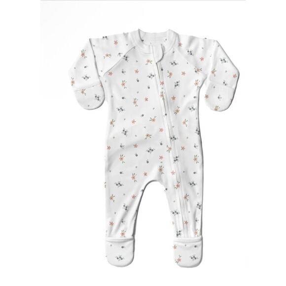 Goumi Grow with You Footie Snug Fit - Posey NWT 0-3 months - Picture 1 of 2